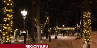 Главный парк Звенигорода украсили праздничной иллюминацией - Regions.Ru